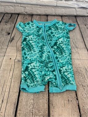 Lev Baby Tie-Dye Bamboo Shortie Romper